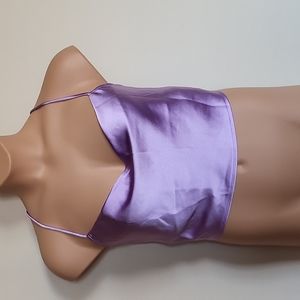 dELiA's silk crop top